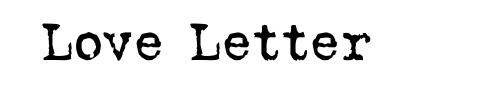 Love Letter
